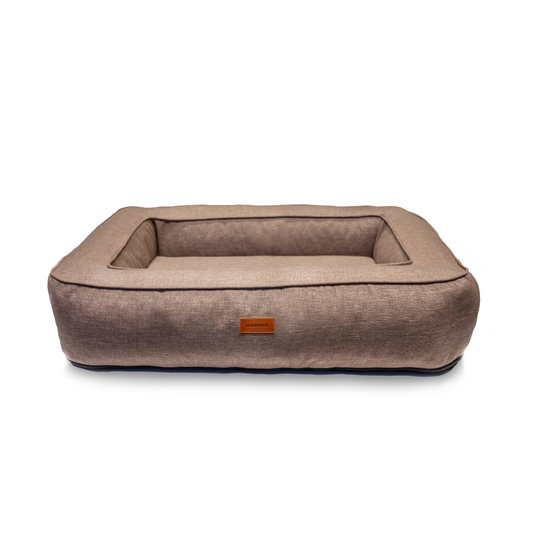 Orthopädisches Hundebett RIO von PetiPet – Gelenkschonendes Hundebett mit Memory-Schaum für ältere Hunde